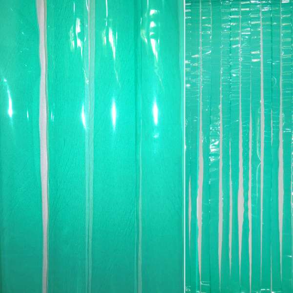 Дверная шторка силиконовая 0,2мм 90х198 см зеленая оптом