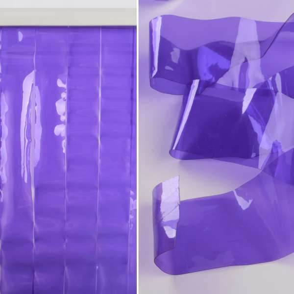 Дверная шторка силиконовая 0,2мм 90х198 см фиолетовая оптом
