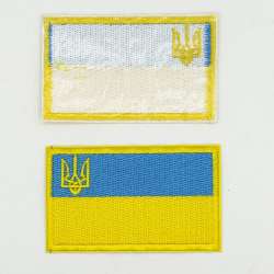 Термоаппликация Украина флаг 75х45мм