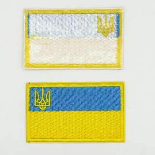 Термоаппликация Украина флаг 75х45мм оптом