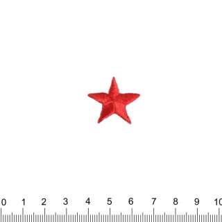 Термоаппликация Звезда 20х20мм красная оптом