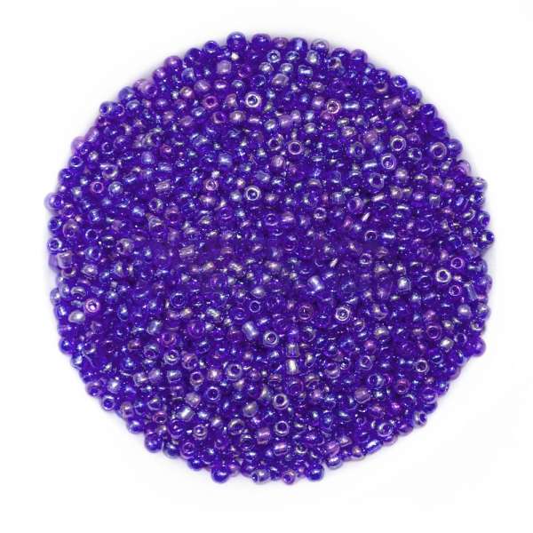 Бисер фиолетово-сиреневый ассорти оптом