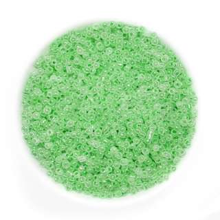 Бисер зеленый светлый, упаковка 50г оптом
