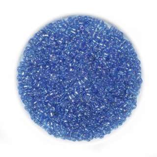 Бисер синий радуга, упаковка 50г оптом