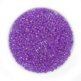Бисер сиреневый радуга, упаковка 50г оптом