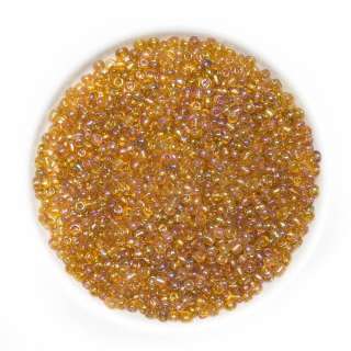 Бисер бежево-розовый хамелеон, упаковка 50г оптом