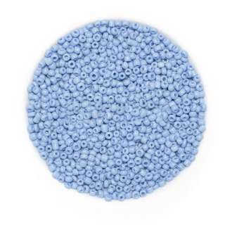 Бисер голубой, упаковка 50г оптом