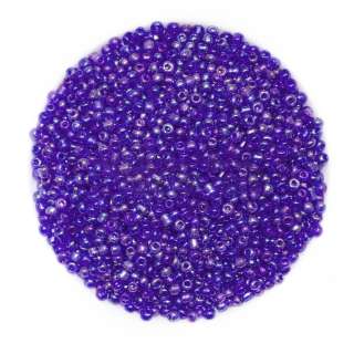 Бисер фиолетовый хамелеон, упаковка 50г оптом