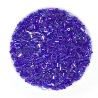 Бисер сиреневый радуга, упаковка 50г оптом