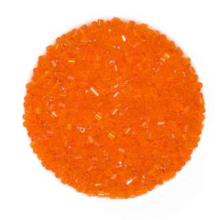 Бисер оранжевый, упаковка 50г оптом