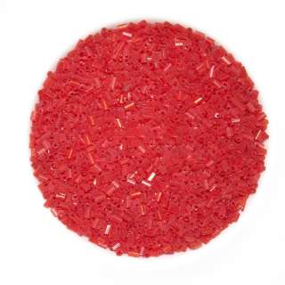 Бисер красный, упаковка 50г оптом