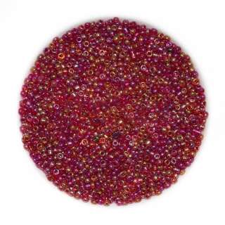 Бисер бордово-золотистый ассорти, упаковка 50г оптом