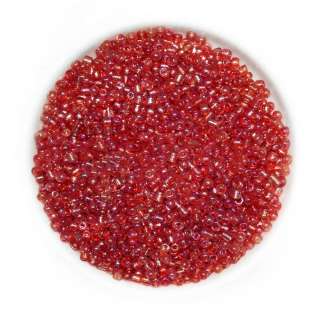 Бисер красно-золотистый, упаковка 50г оптом