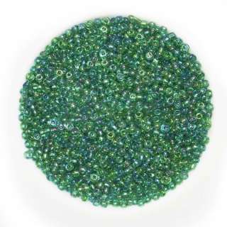 Бисер зелено-золотистый хамелеон, упаковка 50г оптом