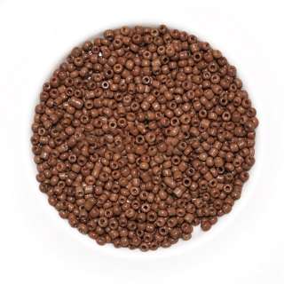 Бисер коричневый, упаковка 50г оптом