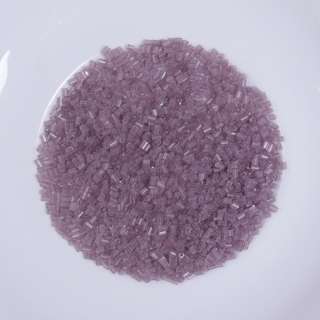 Бисер фиолетово-серый прозрачный, упаковка 50г оптом