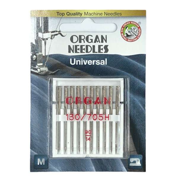 Иглы швейные ORGAN №90/14 (набор 10 шт) для бытовых швейных машин оптом