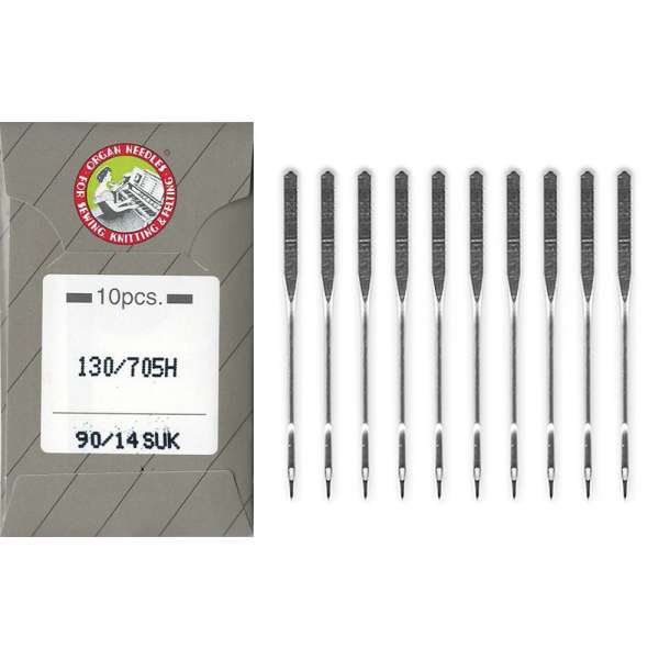 Иглы стрейч ORGAN №90/14 (набор 10 шт) для бытовых швейных машин оптом