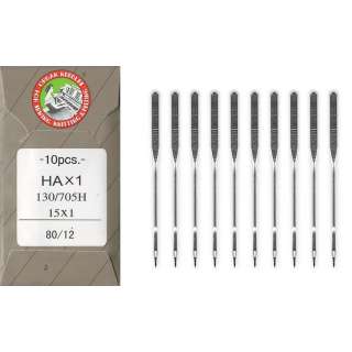 Иглы швейные ORGAN №80/12 (набор 10шт) для бытовых швейных машин оптом