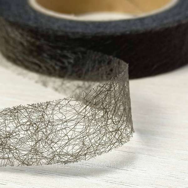 Паутинка клеевая 15мм черная оптом