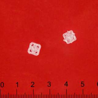 Кнопка пластмассовая прозрачная №0,8, №1,0 см оптом