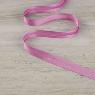 Коса бейка 16мм (5/8") на метраж рожево-бузкова оптом
