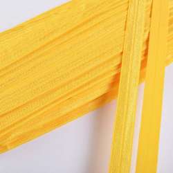 Коса бейка стрейч 15 мм жовта