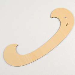 Лекало портновское Пройма 355х140мм №510