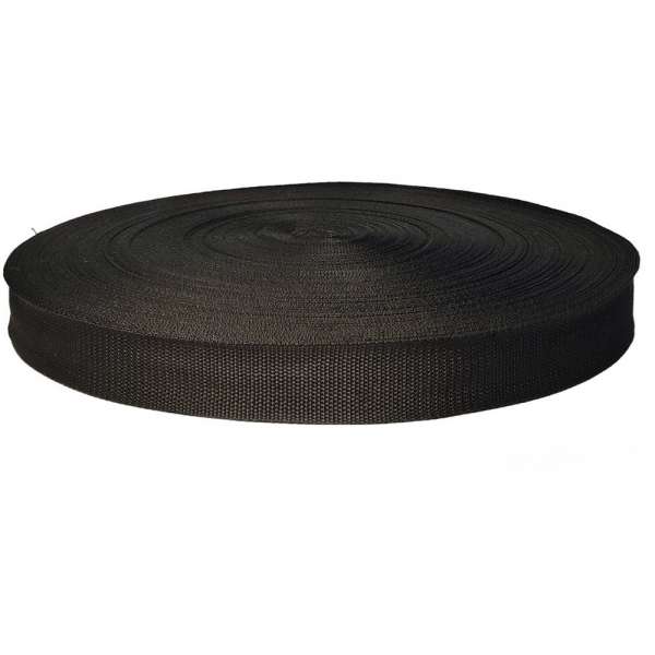 Лента ременная 40мм черная оптом