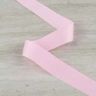 Лента репсовая 40мм розовая светлая оптом