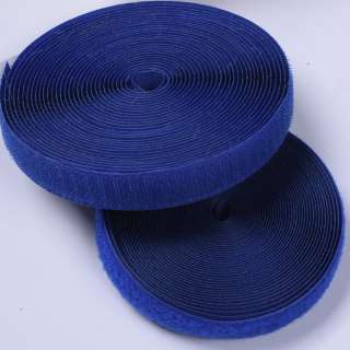 Лента липучка 20мм синяя оптом