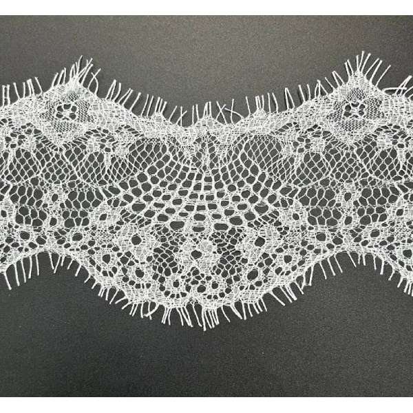 Кружево шантильи айвори 70 мм (1м) синтетическое оптом