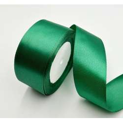 Лента атласная 40мм зеленая