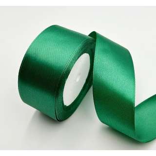 Лента атласная 40мм зеленая оптом