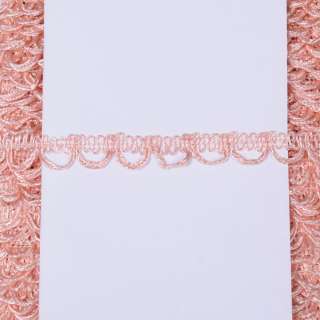 Тесьма петельки 15мм персиковая оптом