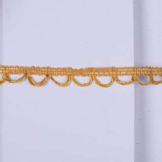 Тесьма петельки 15мм горчичная оптом