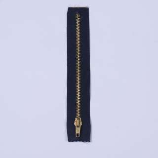 Молния металл М-16 Тип-5 джинсовая неразъемная синяя темная оптом