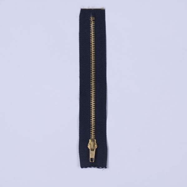 Молния металл М-16 Тип-5 джинсовая неразъемная синяя темная оптом