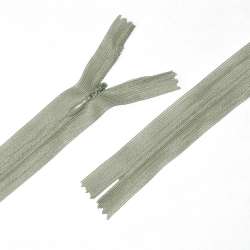 Блискавка потайна М-24 Тип-3 нероз'ємна нейлон оливково-сіра темна