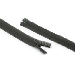 Блискавка потайна М-25 Тип-3 нероз'ємна нейлон графіт