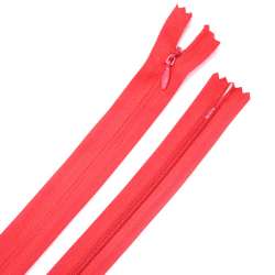 Блискавка потайна М-24 Тип-3 нероз'ємна бавовна рожево-помаранчева