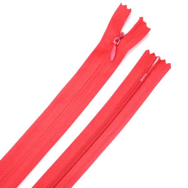 Блискавка потайна М-24 Тип-3 нероз'ємна бавовна рожево-помаранчева оптом