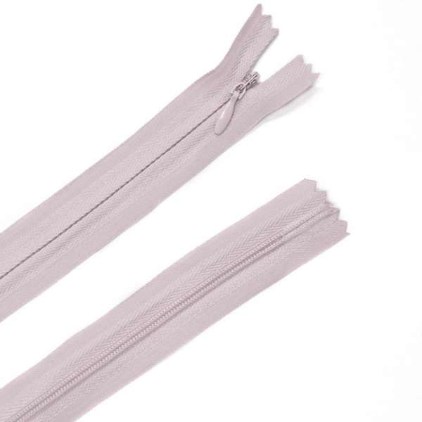 Блискавка потайна М-24 Тип-3 нероз'ємна бавовна рожево-димчастий оптом