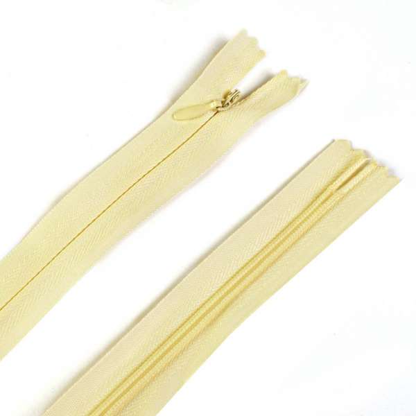 Блискавка потайна М-50 Тип-3 нероз'ємна бавовна кремова оптом