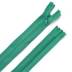 Молния потайная М-50 Тип-3 неразъемная х/б зеленая (нефрит)