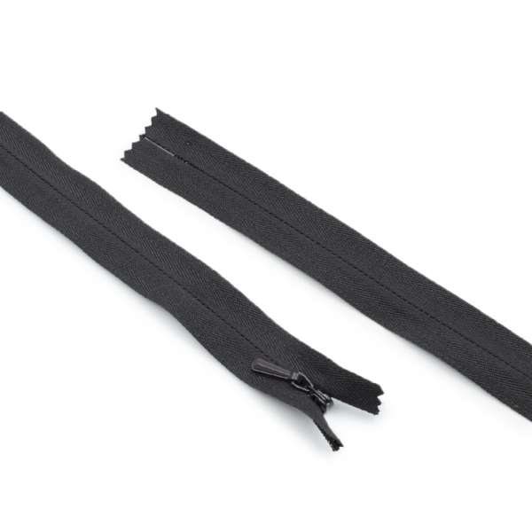 Молния потайная М-30 Тип-3 неразъемная х/б коричневая темная оптом