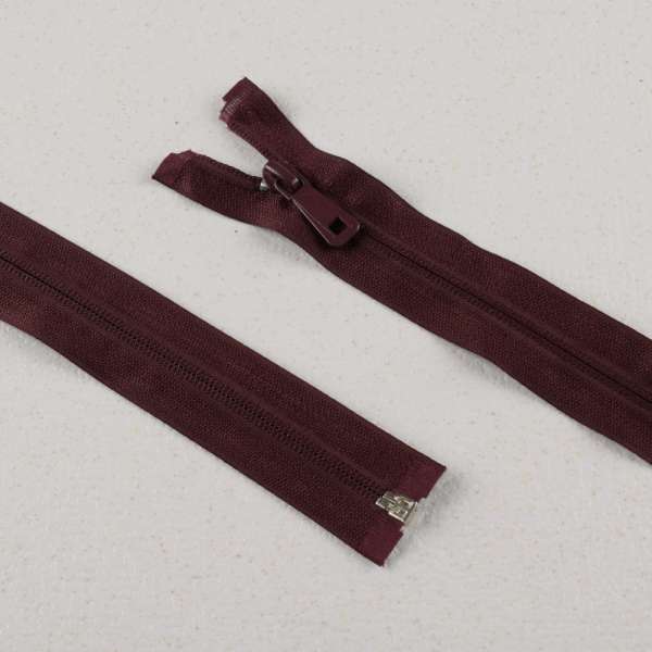 Молния потайная М-80 Тип-7 разъемная х/б бордовая оптом