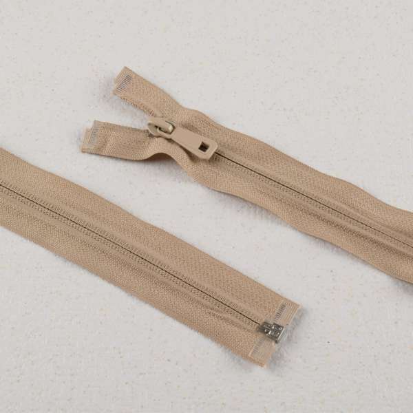 Молния потайная М-80 Тип-7 разъемная х/б бежевая темная оптом