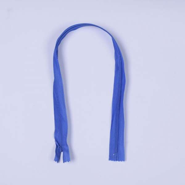 Молния потайная М-50 Тип-3 неразъемная нейлон синяя оптом