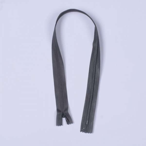 Молния потайная М-50 Тип-3 неразъемная нейлон серая оптом